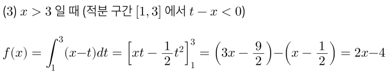 알티수학 쌤 비법공개 #1 - 신박한 적분 계산법 하나 알려드림, 정적분으로 정의된 함수의 피적분 함수의 파라미터 x 의 실전 처리법 (feat. 변수, 파라미터) — 그림 5