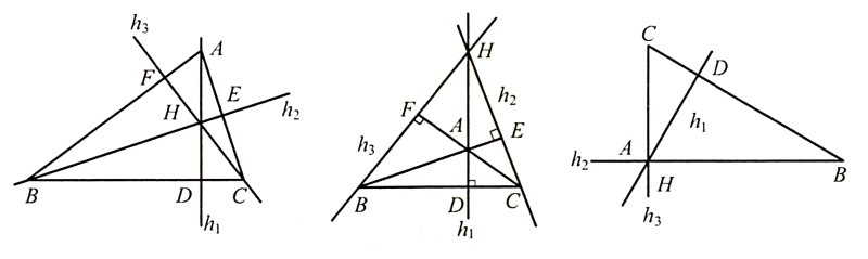 수심(orthocenter) 정리, 삼각형의 세 수선은 한 점에서 만날까? (feat: 수심계_orthocentric system, 원내접 사각형) — 그림 10
